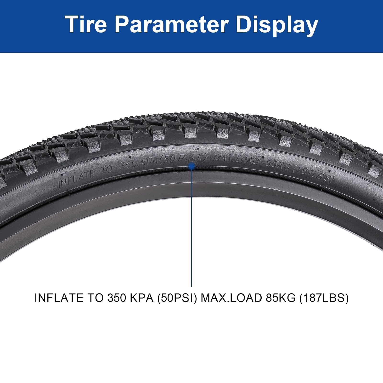 ロードバイクタイヤ Amazon | FengCan 1本 24 2.0 タイヤ,24x2.0 54-507 タイヤ,適用